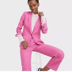 J Crew Parke blazer in stretch linen.